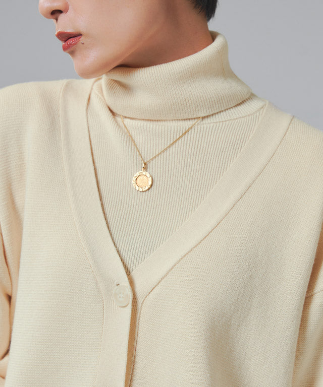 ラス RASW 綿シルクニットカーディガン