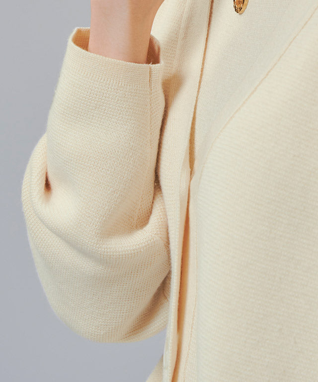 ラス RASW 綿シルクニットカーディガン