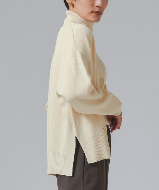 ラス RASW 綿シルクニットカーディガン