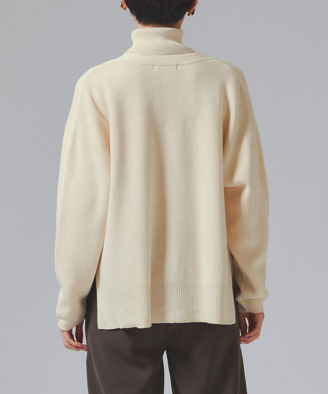 ラス RASW 綿シルクニットカーディガン