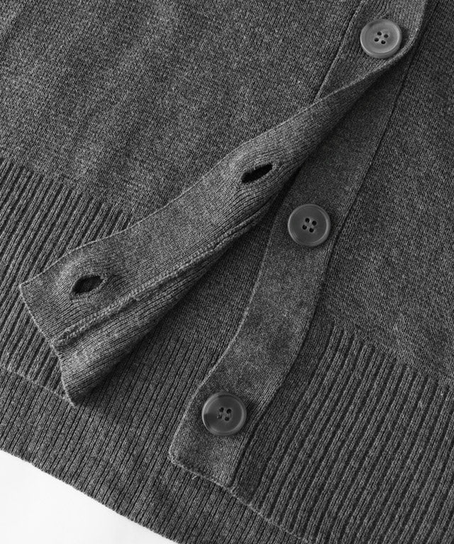 ラス RASW 綿シルクニットカーディガン