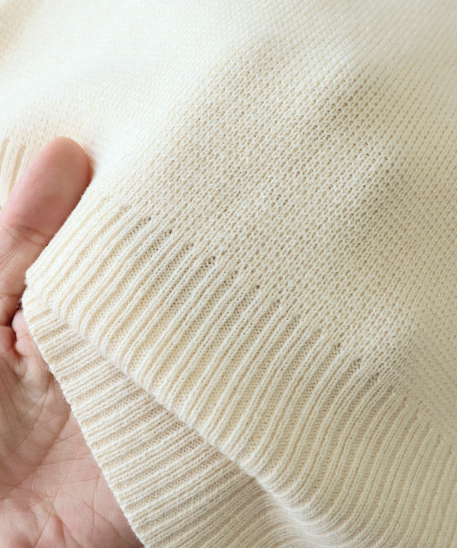 ラス RASW 綿シルクニットカーディガン