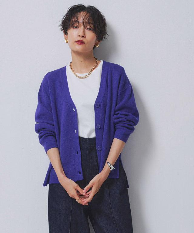 ラス RASW 綿シルクニットカーディガン