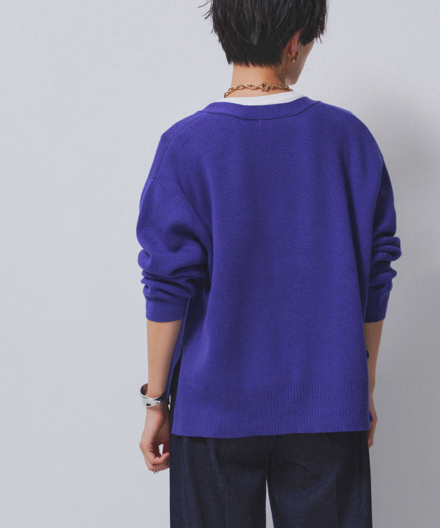 ラス RASW 綿シルクニットカーディガン