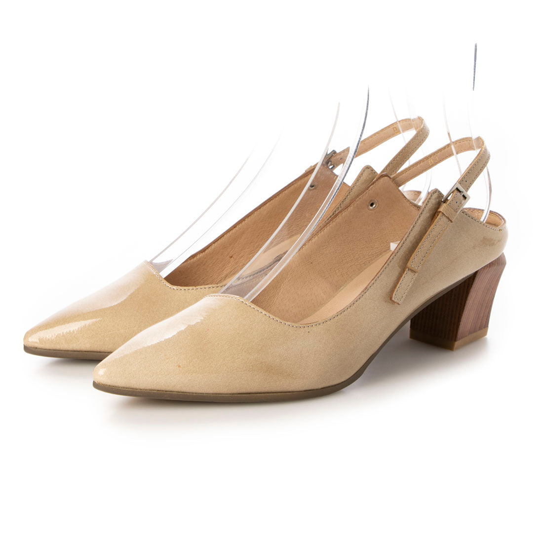 RABOKIGOSHI works 5cm Pointed Toe 2WAY Strap Pumps