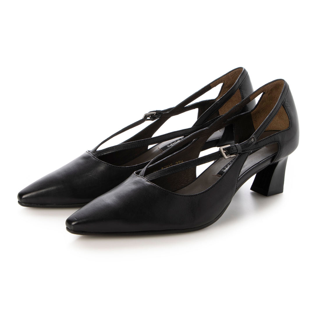 RABOKIGOSHI works 5cm Pointed Strap Pumps