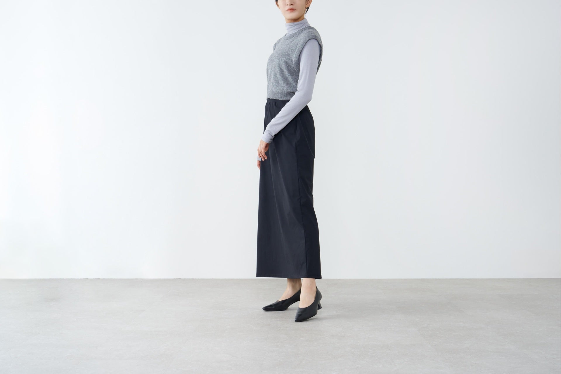 ラボ キゴシ ワークス RABOKIGOSHI works 5cmポインテッドトウプレーンパンプス （ダークパープル） ダークパープル