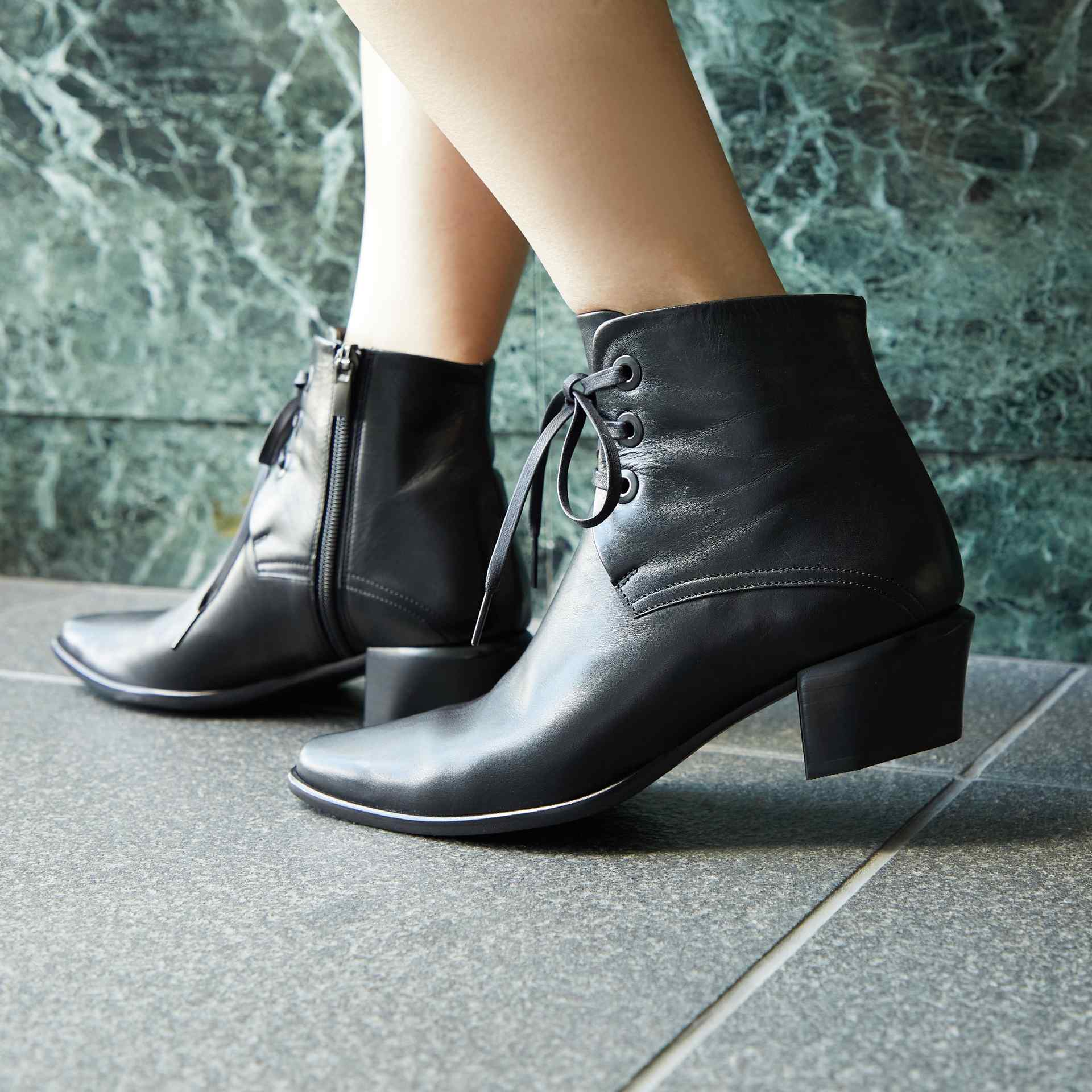 RABOKIGOSHI works 45mm genuine leather chukka boots