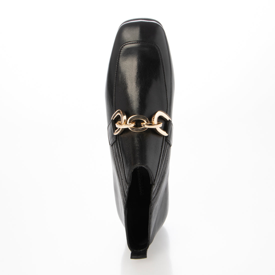 RABOKIGOSHI Works 3 公分真皮方頭鍊式短靴