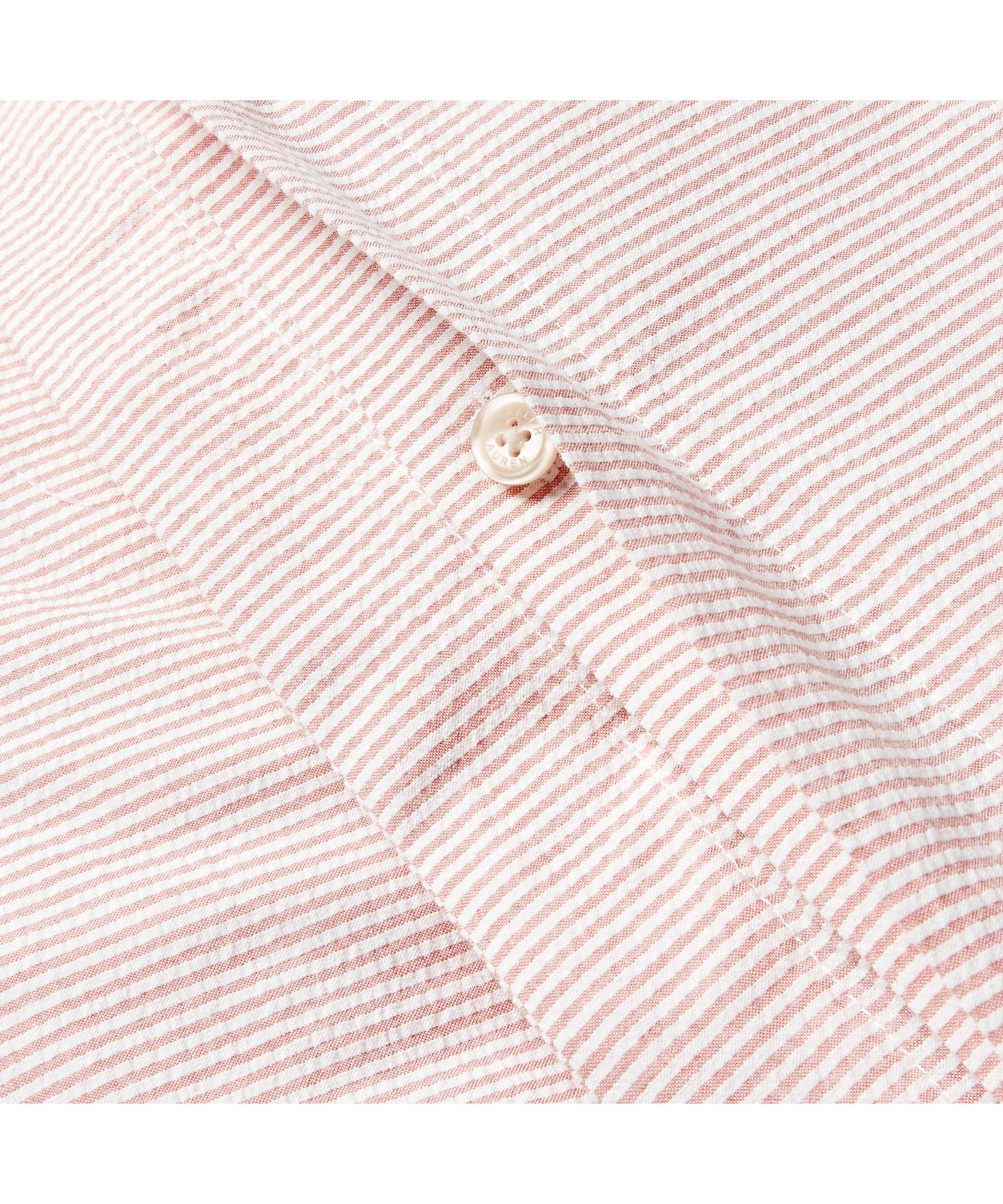 ラルフ ローレン ホーム RALPH LAUREN HOME シアサッカー ストライプ デュベ カバー/クイーンサイズ （650ピンク） 650ピンク