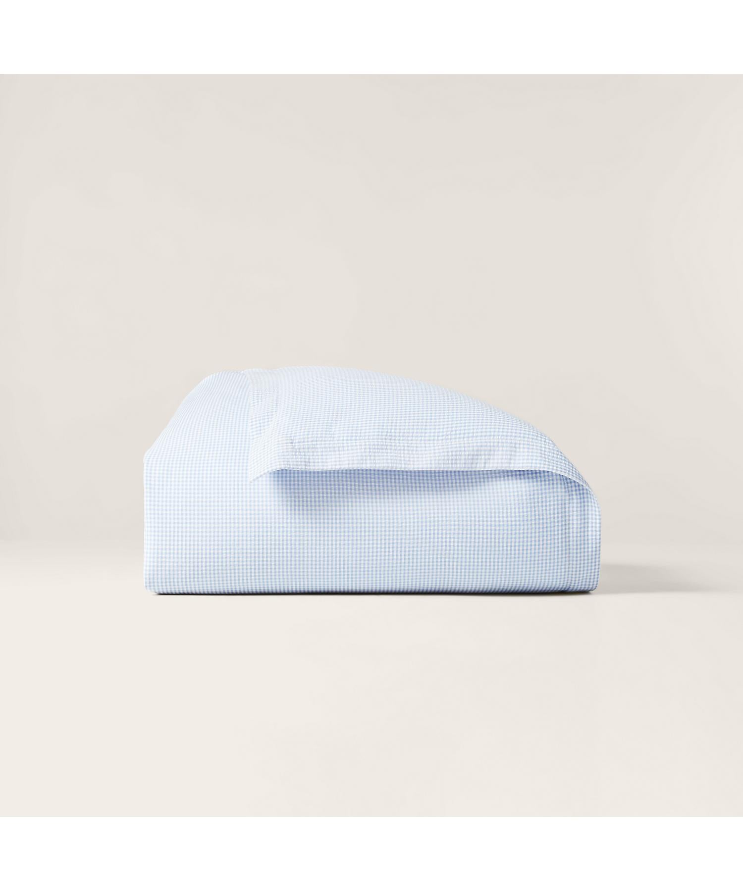 ラルフ ローレン ホーム RALPH LAUREN HOME シアサッカー ギンガム デュベ カバー/キングサイズ （400ブルー） 400ブルー