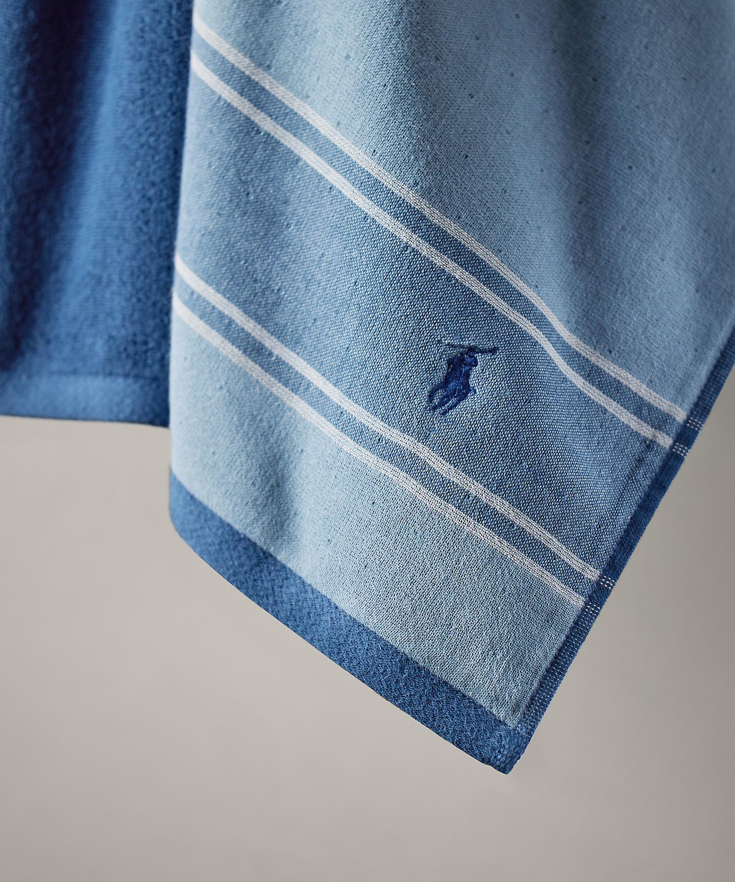 ラルフ ローレン ホーム RALPH LAUREN HOME Melssen ハーフ タオルケット （400ブルー） 400ブルー