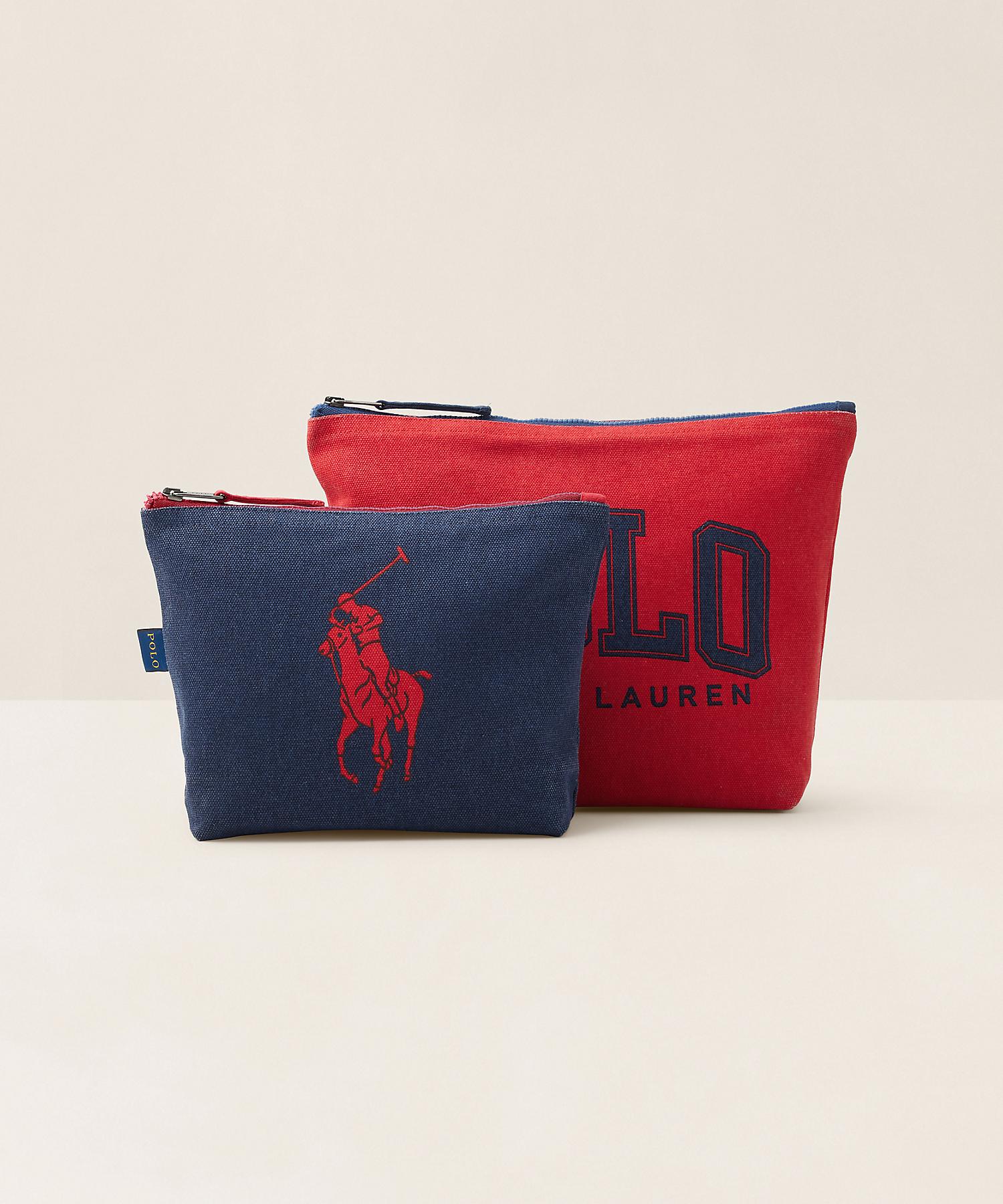 ラルフ ローレン ホーム RALPH LAUREN HOME Polo アイコン ポーチ セット オブ 2 （410ネイビー） 410ネイビー