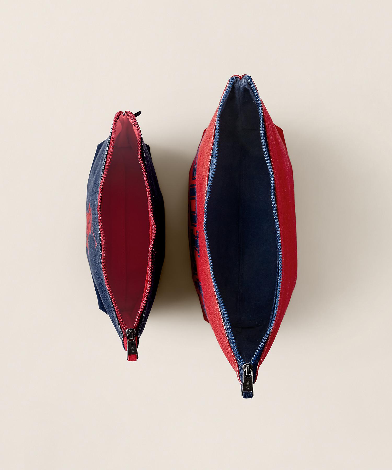 ラルフ ローレン ホーム RALPH LAUREN HOME Polo アイコン ポーチ セット オブ 2 （410ネイビー） 410ネイビー