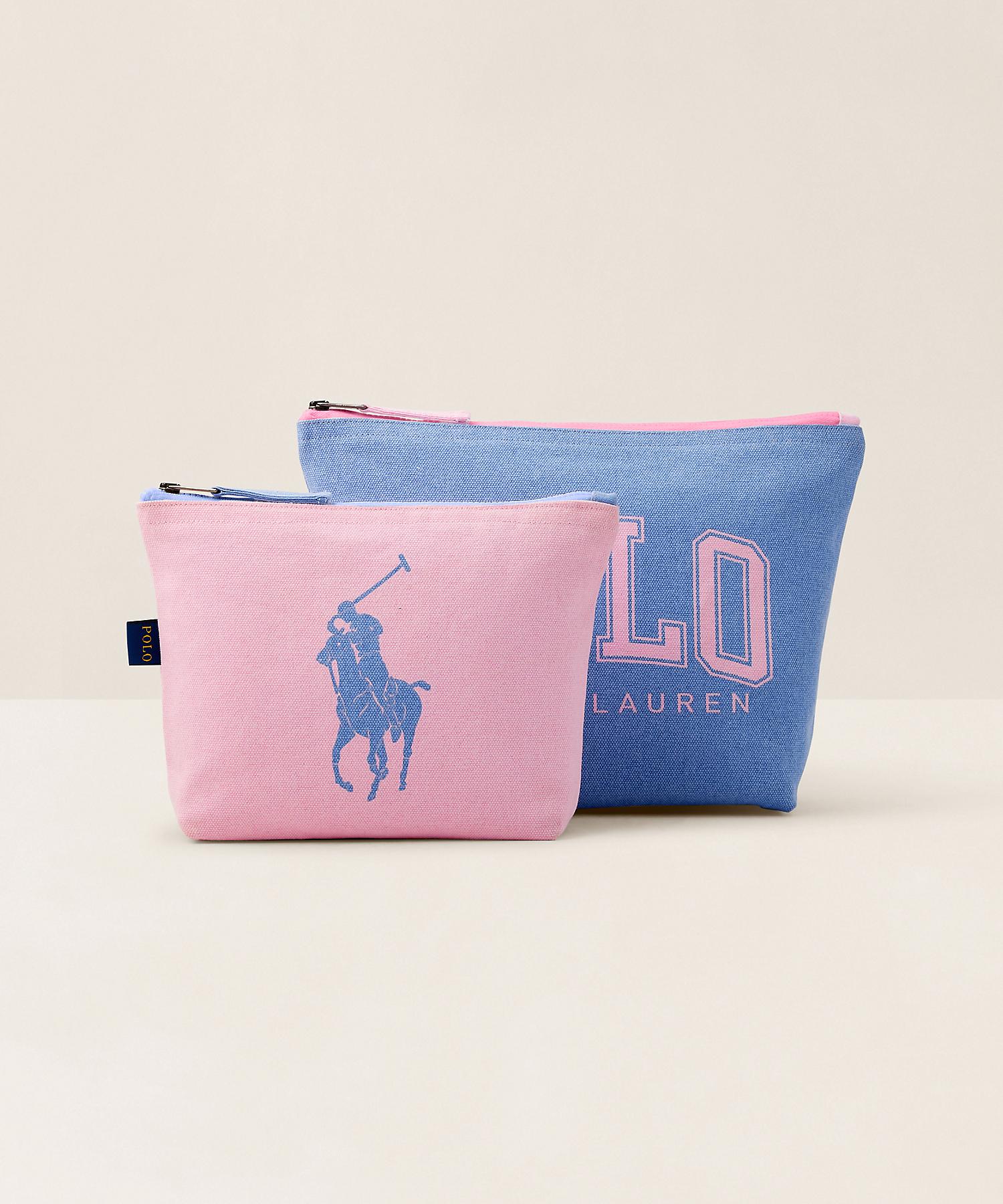 ラルフ ローレン ホーム RALPH LAUREN HOME Polo アイコン ポーチ セット オブ 2 （650ピンク） 650ピンク