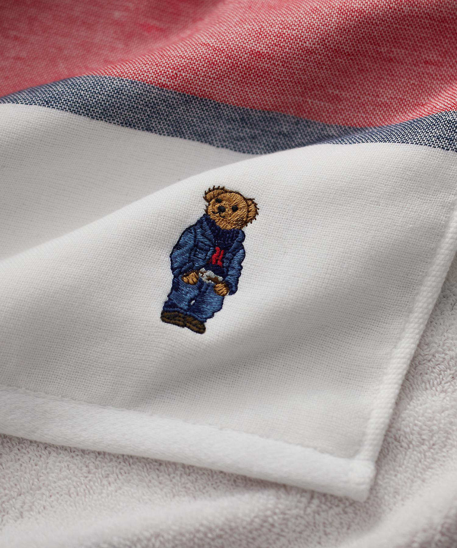ラルフ ローレン ホーム RALPH LAUREN HOME RL Polo ベア スモール シングル タオルケット （101ナチュラル） 101ナチュラル