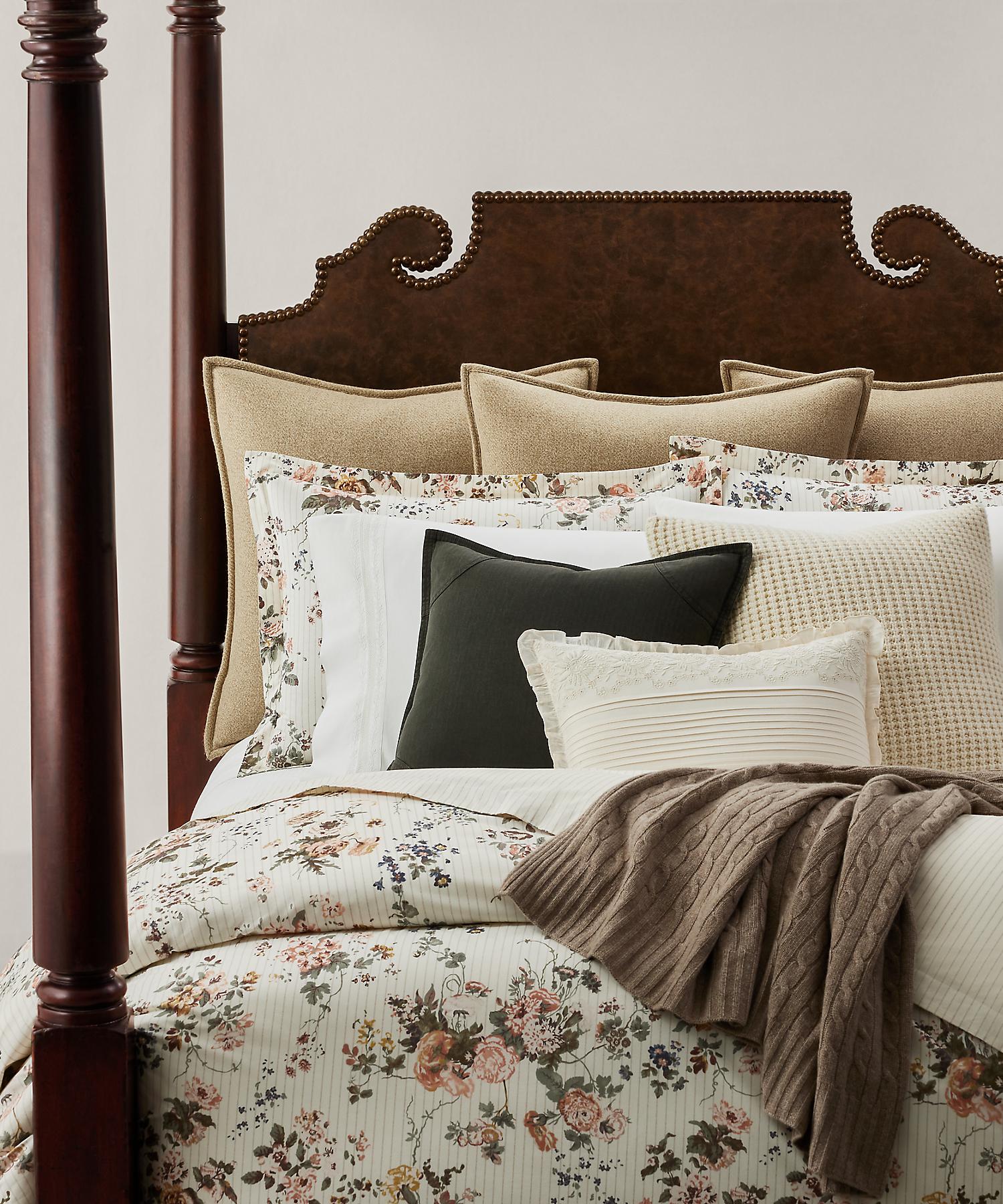 ラルフ ローレン ホーム RALPH LAUREN HOME THOMPSON デュベ カバー/クイーンサイズ （101ナチュラル） 101ナチュラル