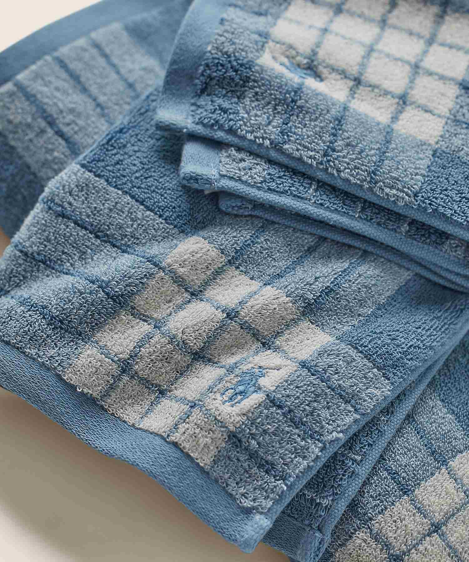 ラルフ ローレン ホーム RALPH LAUREN HOME CROMMET ウォッシュタオル （400ブルー） 400ブルー