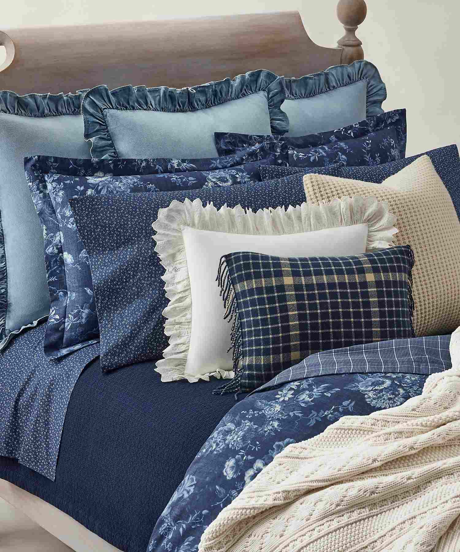 ラルフ ローレン ホーム RALPH LAUREN HOME KATHRYN デュベ カバー/ダブルサイズ （410ネイビー） 410ネイビー