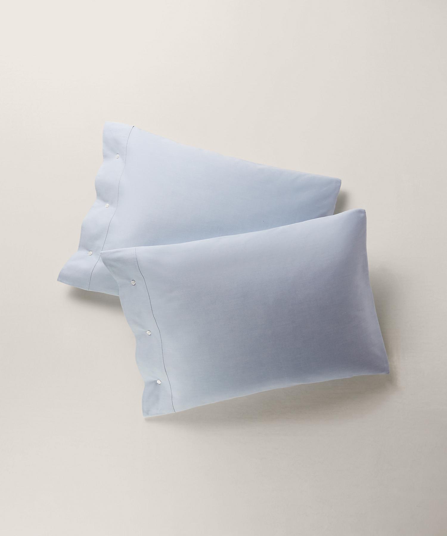 ラルフ ローレン ホーム RALPH LAUREN HOME オーガニック コットン オックスフォード ソリッド ピローケース （400ブルー） 400ブルー