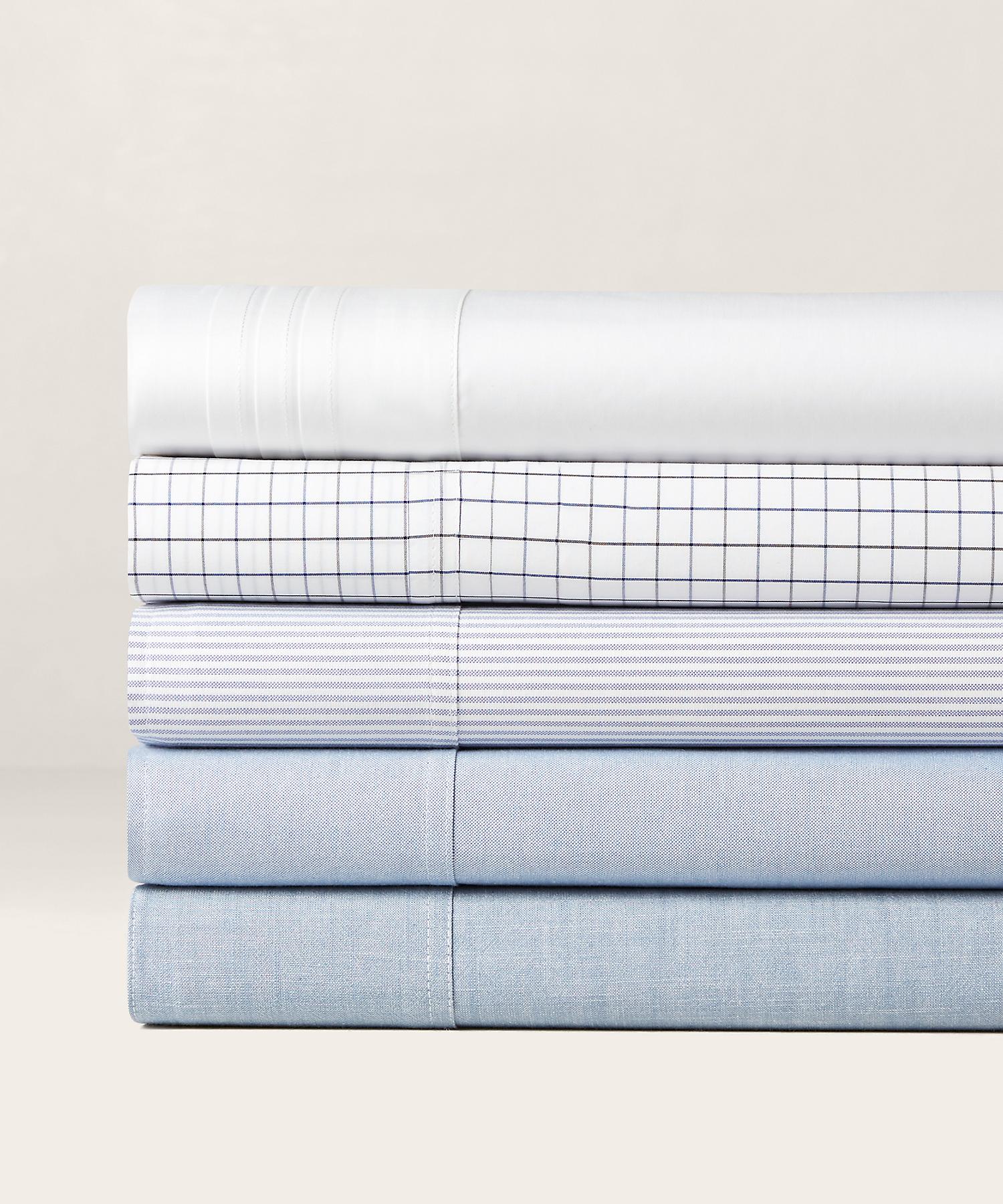 ラルフ ローレン ホーム RALPH LAUREN HOME オーガニック コットン オックスフォード ソリッド ピローケース （400ブルー） 400ブルー