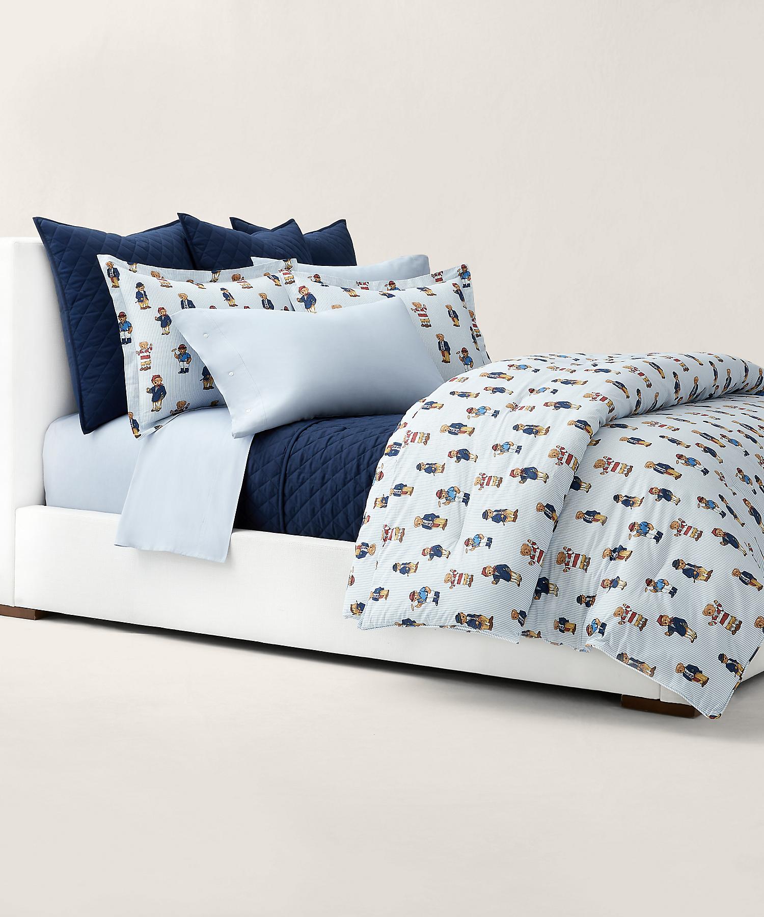 ラルフ ローレン ホーム RALPH LAUREN HOME オーガニック コットン オックスフォード ソリッド ピローケース （400ブルー） 400ブルー
