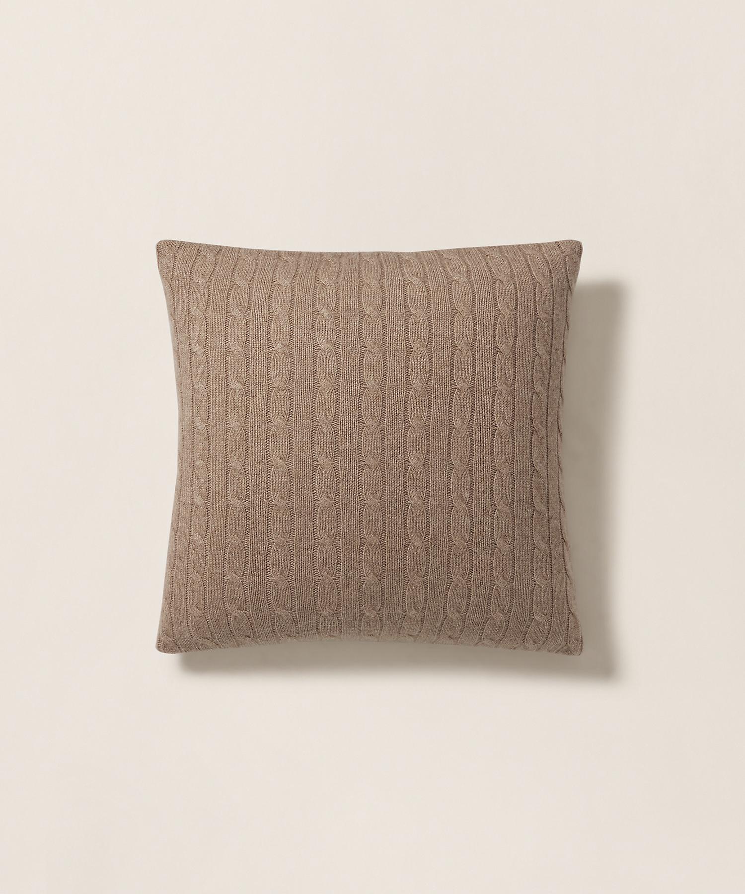 ラルフ ローレン ホーム RALPH LAUREN HOME ケーブルド カシミヤ スロー ピロー （101ナチュラル） 101ナチュラル