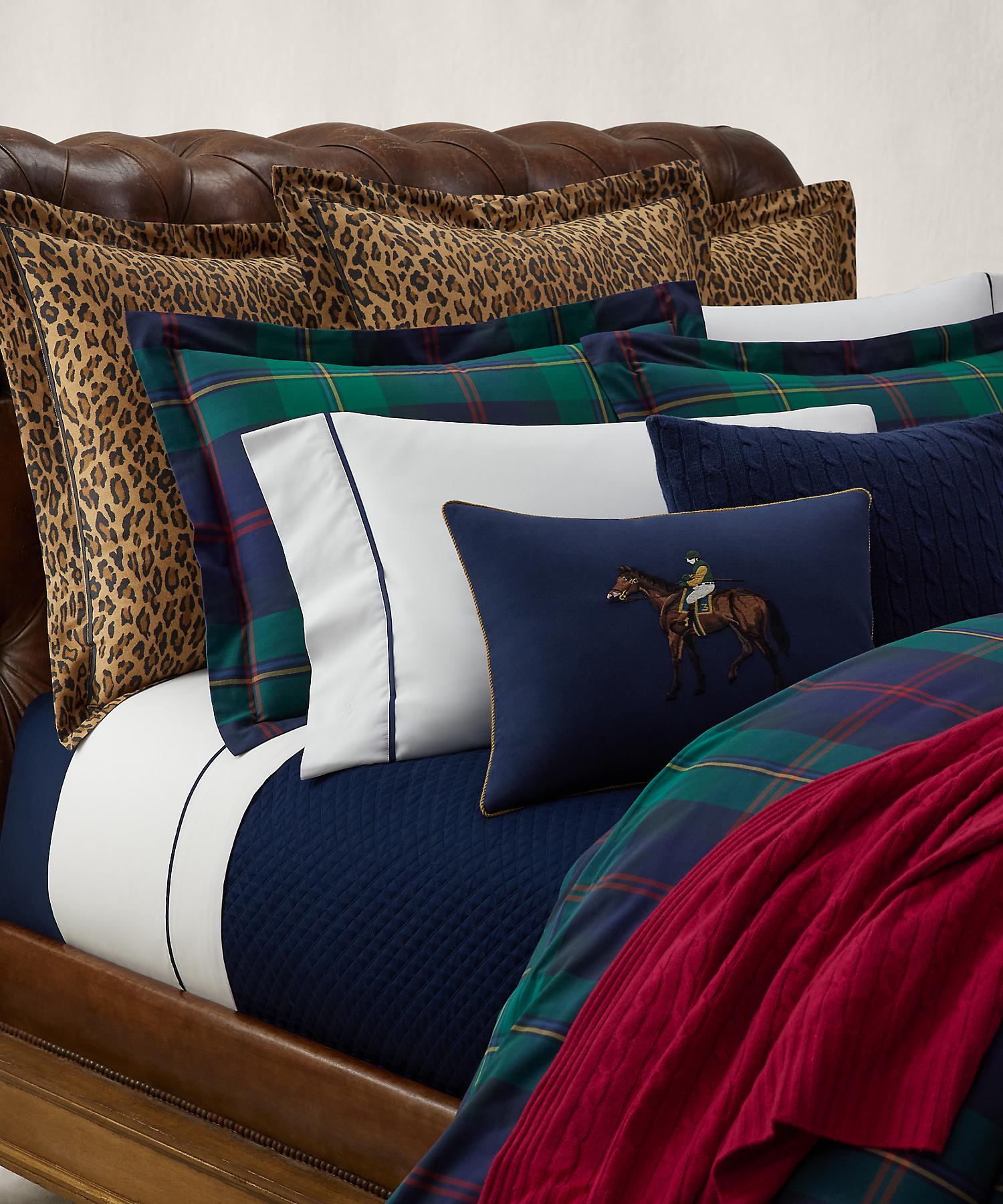 ラルフ ローレン ホーム RALPH LAUREN HOME ケーブルド カシミヤ スロー ピロー （410ネイビー） 410ネイビー