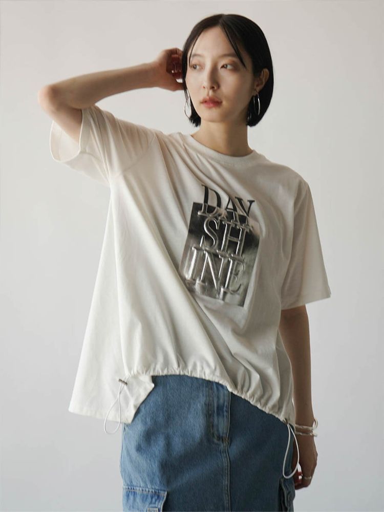 ラディエイト RADIATE 箔プリントロゴTシャツ （オフホワイト） オフホワイト