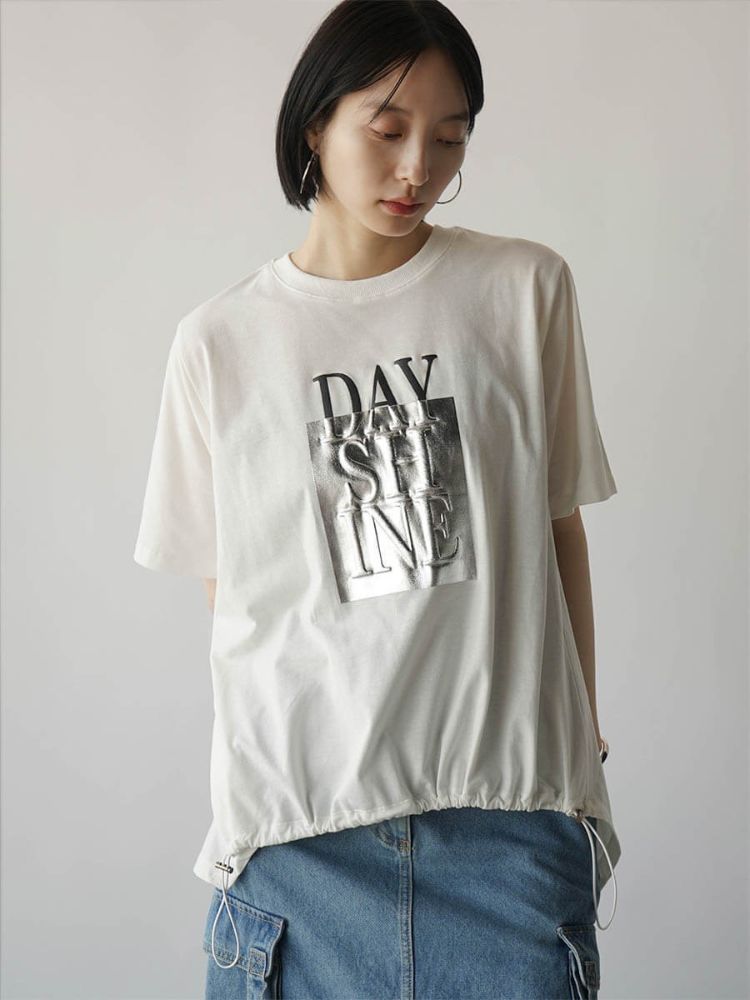 ラディエイト RADIATE 箔プリントロゴTシャツ （オフホワイト） オフホワイト