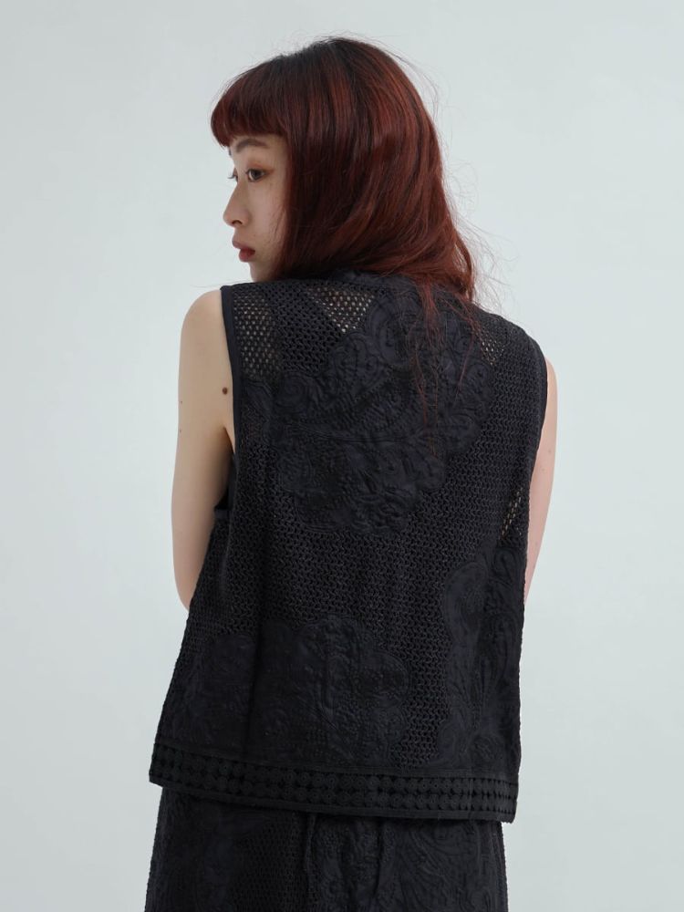 ラディエイト RADIATE インドコットン刺繍ベスト