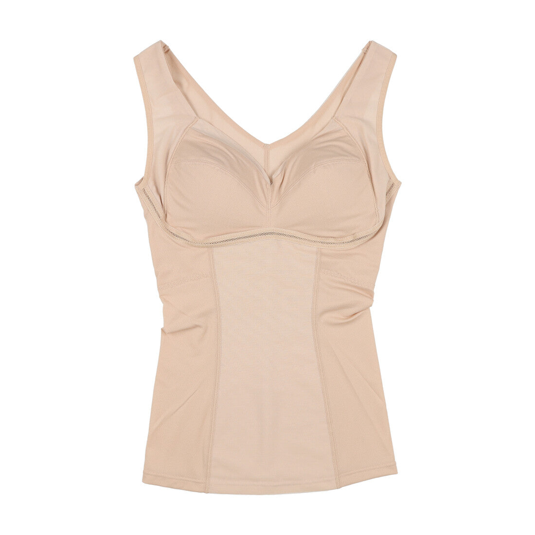Rakusite Sukkiri Easy and Refreshing Quick-Drying Soft Fit Tank Top with Support Cups