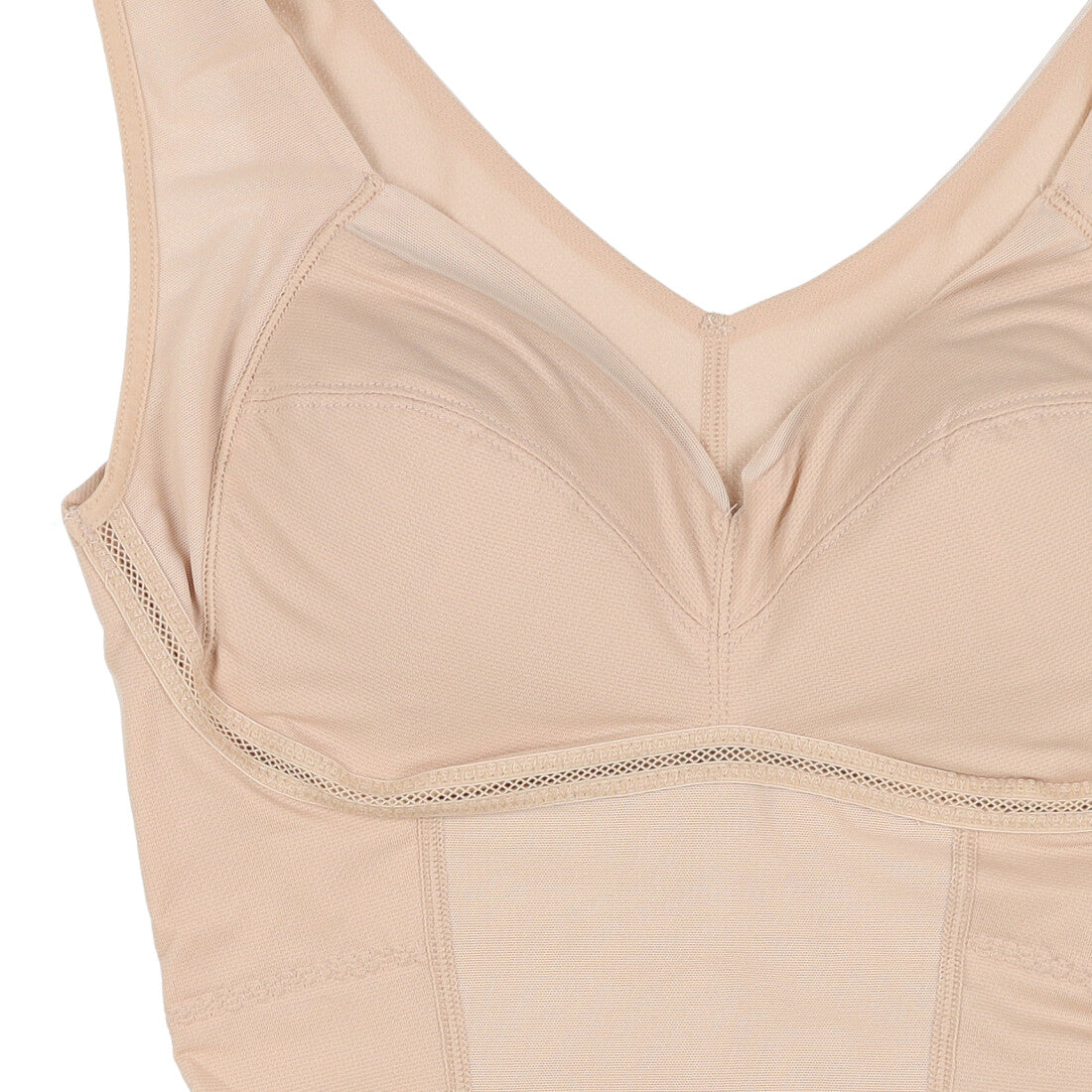 Rakusite Sukkiri Easy and Refreshing Quick-Drying Soft Fit Tank Top with Support Cups