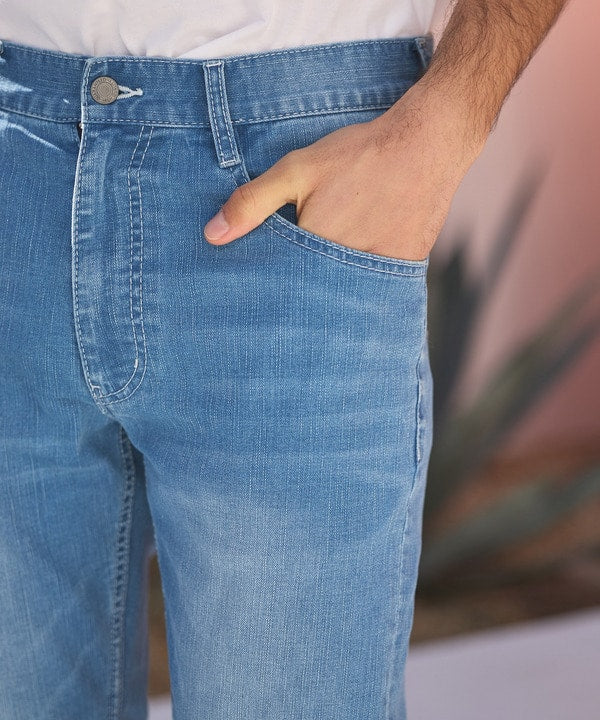 ラトルトラップ RattleTrap 9ozハイパーストレッチスラブデニムパンツ （ネイビー） ネイビー