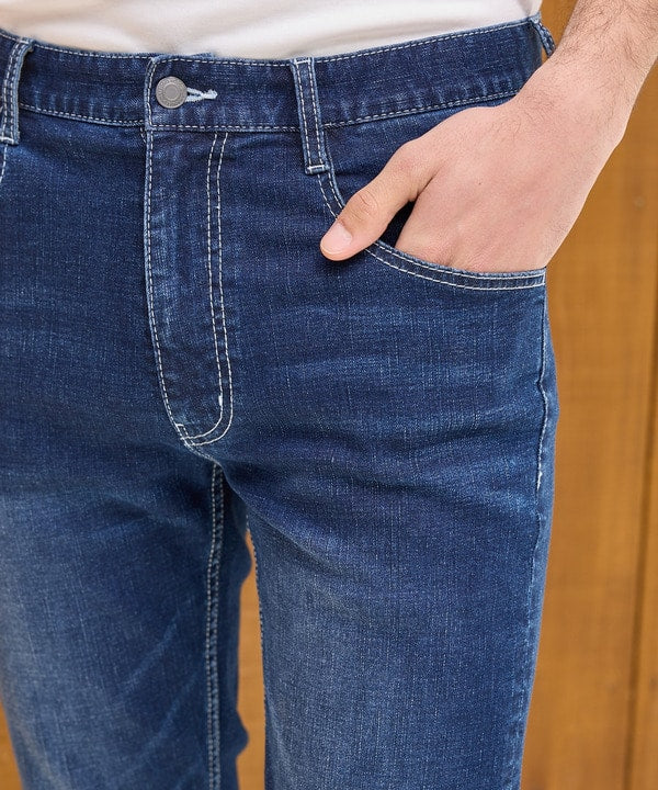 ラトルトラップ RattleTrap 9ozハイパーストレッチスラブデニムパンツ （ネイビー） ネイビー