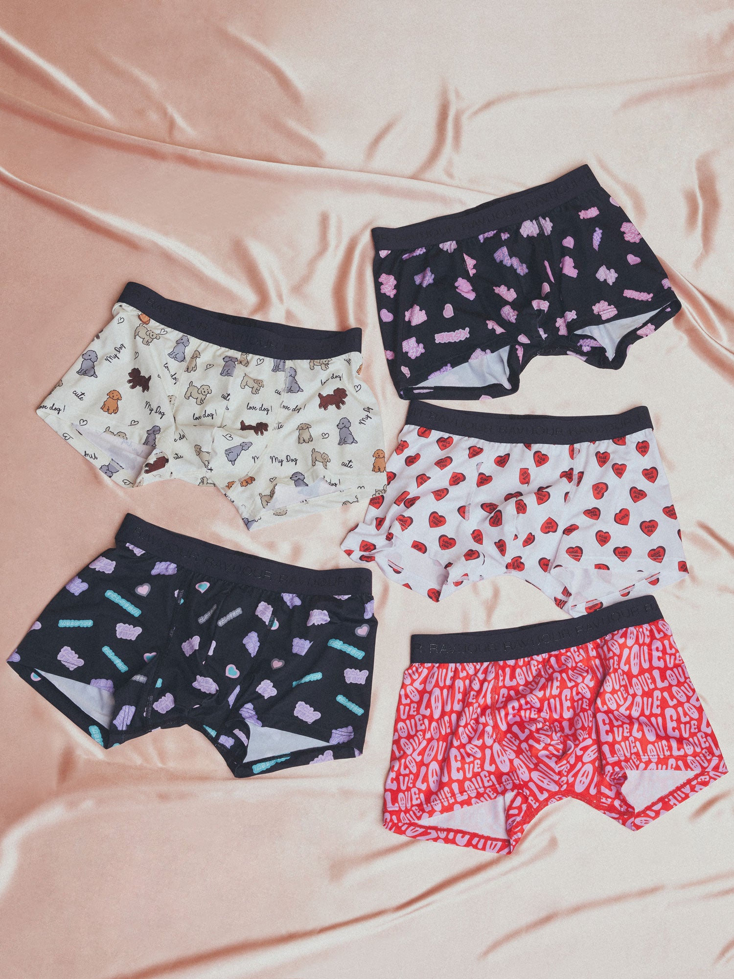 Lavijour Ra​​vijour Heart Drop Men's Shorts [返回產品]