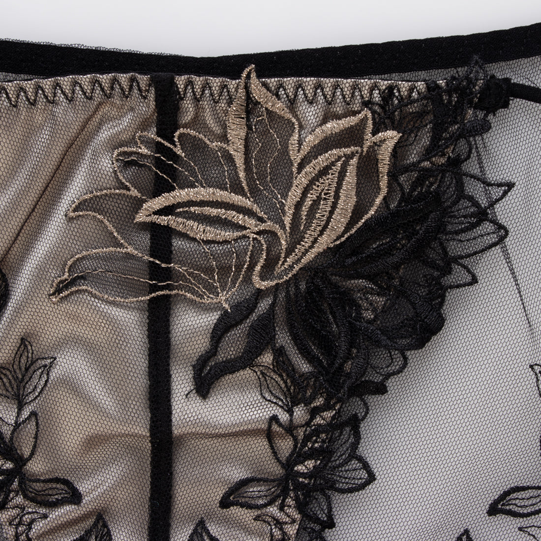 ラヴィジュール RAVIJOUR エルザ エンブロイダリーレース ショーツ 【返品不可商品】 （BLACK） BLACK