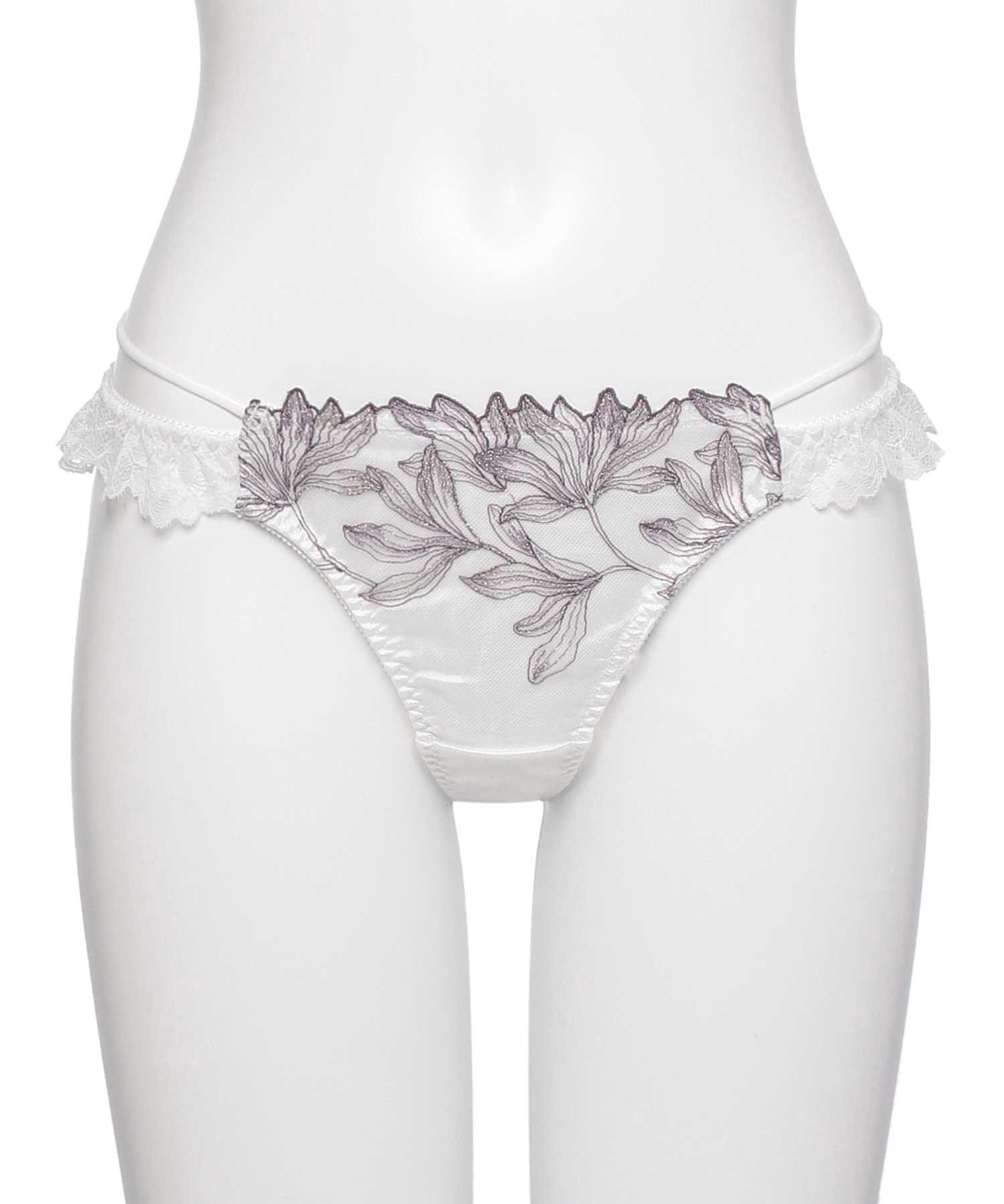 ラヴィジュール RAVIJOUR ミストフローラ ストレッチレース Tバック 【返品不可商品】 （WHITE） WHITE