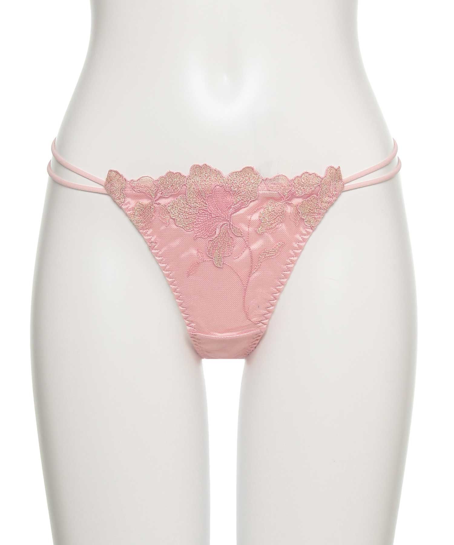 ラヴィジュール RAVIJOUR ラナルミエル ストレッチレース Tバック 【返品不可商品】 （PINK） PINK