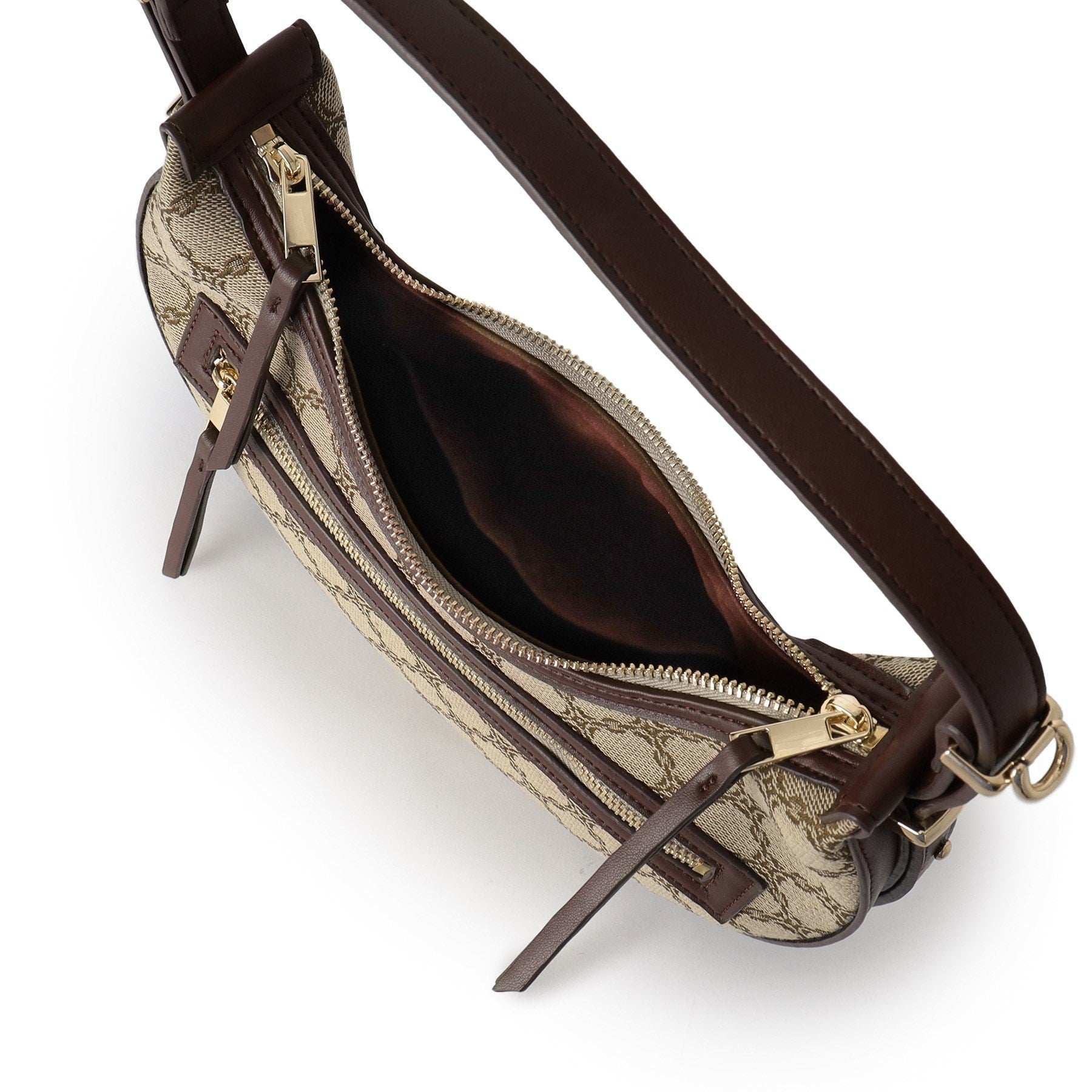 リフレクト Reflect 【収納力◎／ショルダー付き】ジャカードワンショルダーバッグ （キャメルブラウン(441)） キャメルブラウン(441)