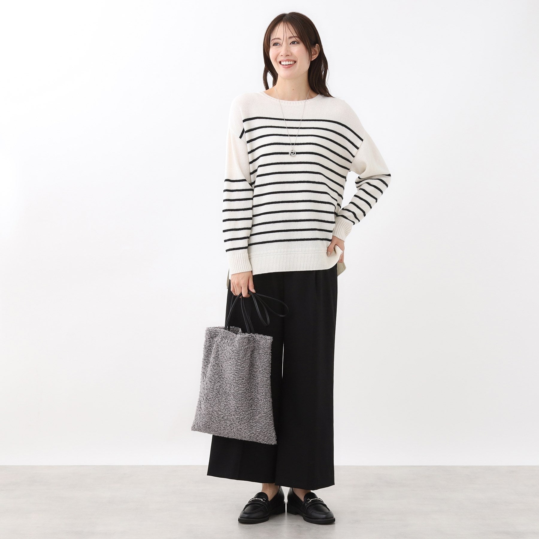 リフレクト Reflect 【コーディネートのアクセントに◎】もこもこボアトートバッグ （ライトベージュ(051)） ライトベージュ(051)