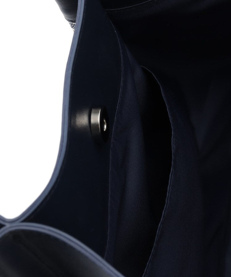 リフレクト Reflect 【しっかり容量◎】キャンバス地ボーダートートバッグ （ネイビー(394)） ネイビー(394)