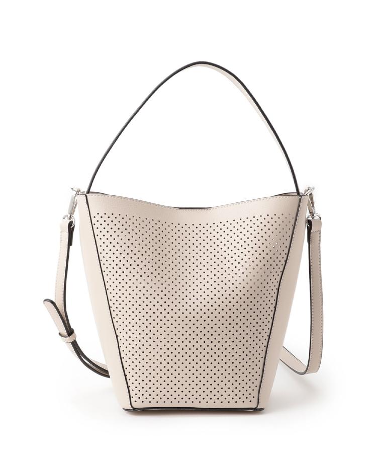 リフレクト Reflect 【ショルダー付き】パンチングデザインワンショルダーバッグ （グレージュ(050)） グレージュ(050)