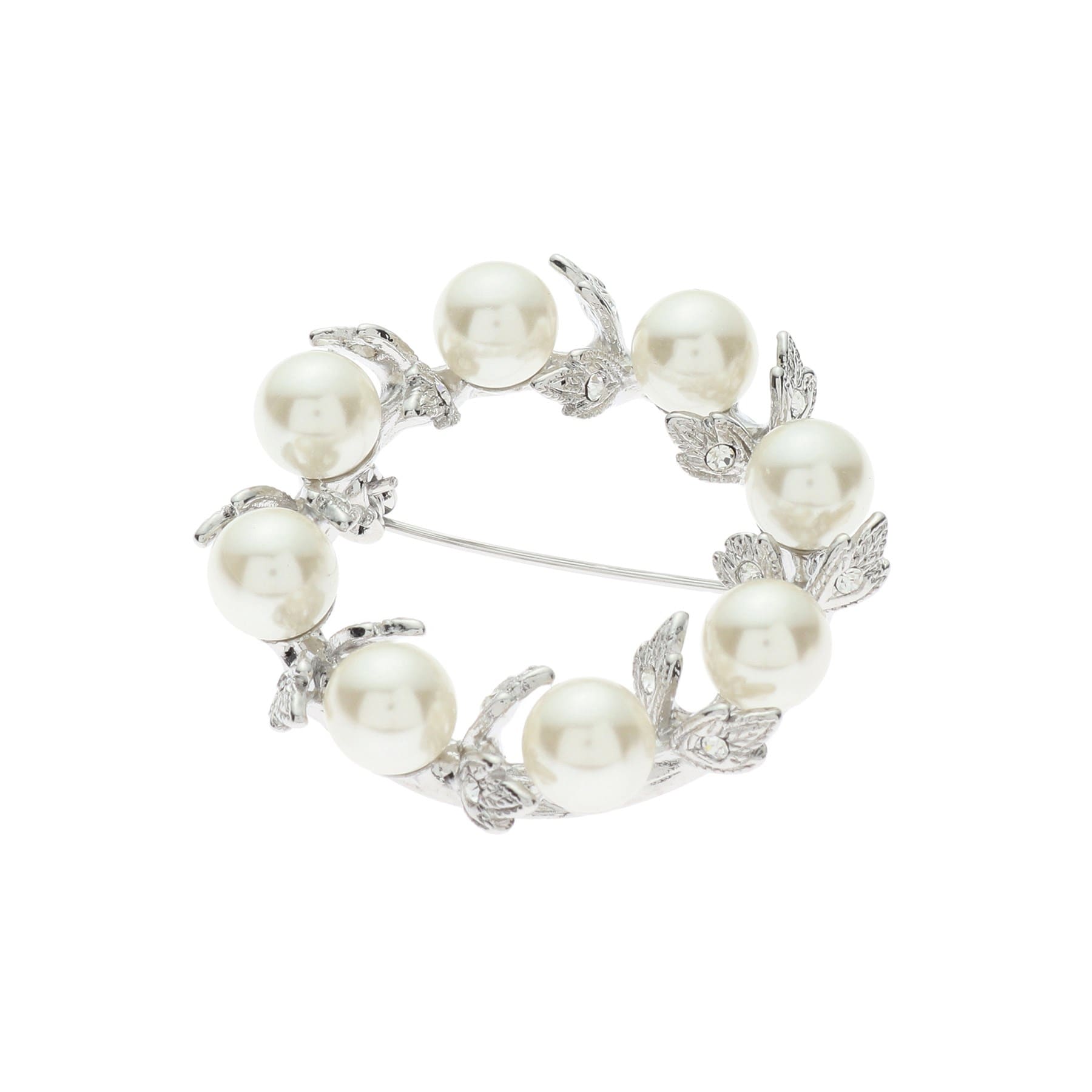 リフレクト Reflect 【フォーマル／入卒】パール調サークルブローチ （オフホワイト(003)） オフホワイト(003)