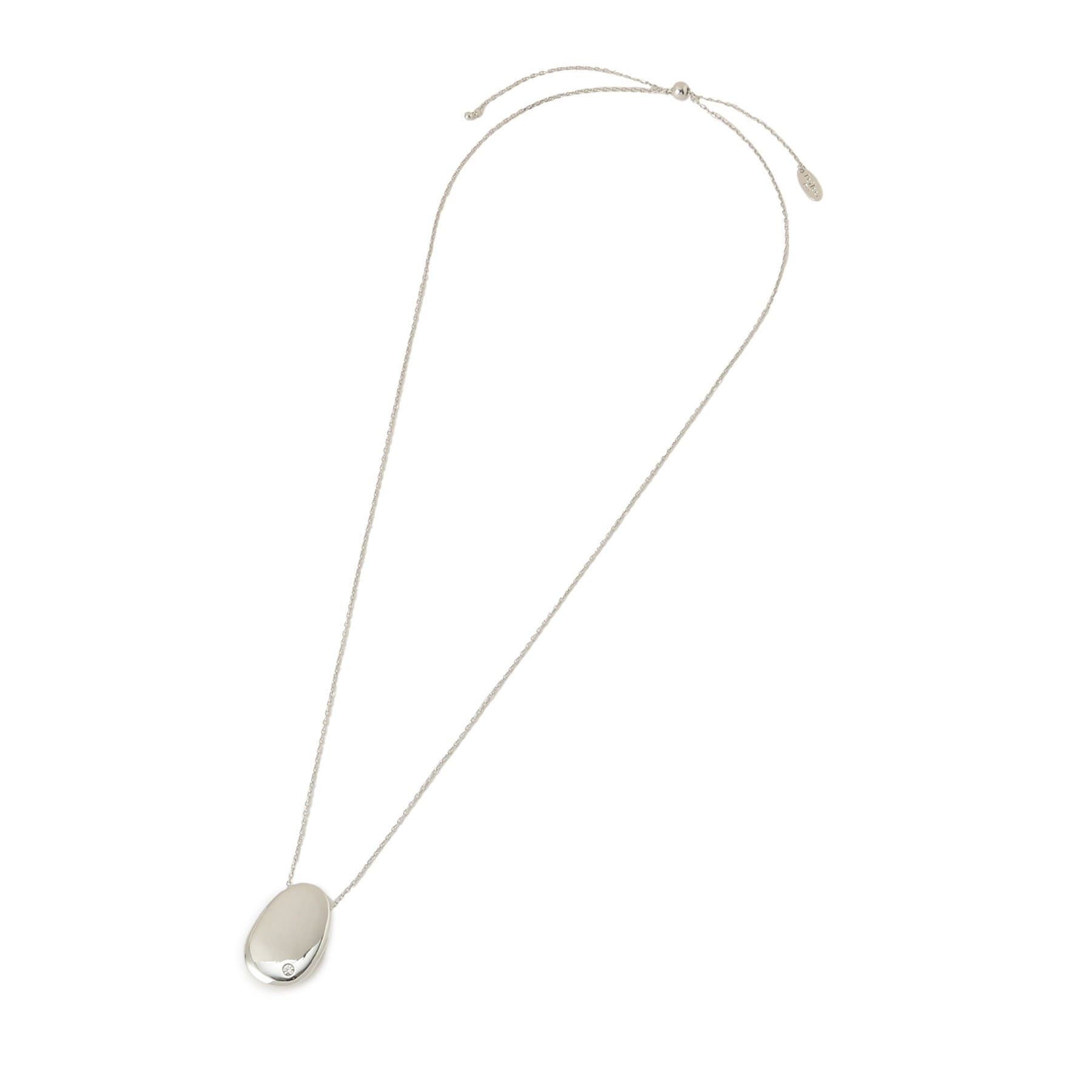 リフレクト Reflect 【チェーン長さ調節可】エッグ型パーツネックレス （シルバー(006)） シルバー(006)