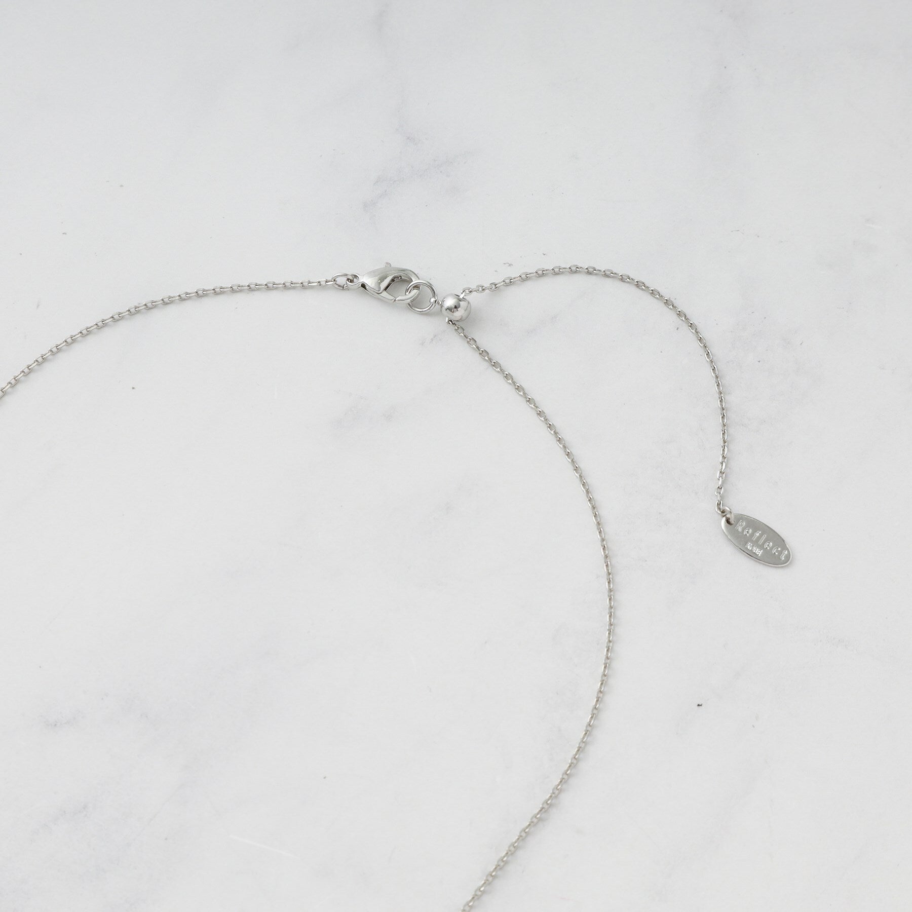 リフレクト Reflect 【チェーン長さ調節可】リーフパーツ×淡水パールネックレス （シルバー(006)） シルバー(006)