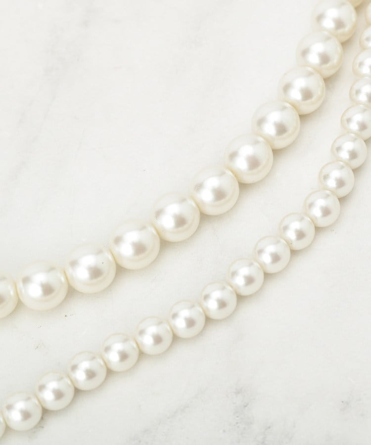 リフレクト Reflect 【フォーマル／入卒／単品使い可】人工パール2連ネックレス （オフホワイト(003)） オフホワイト(003)