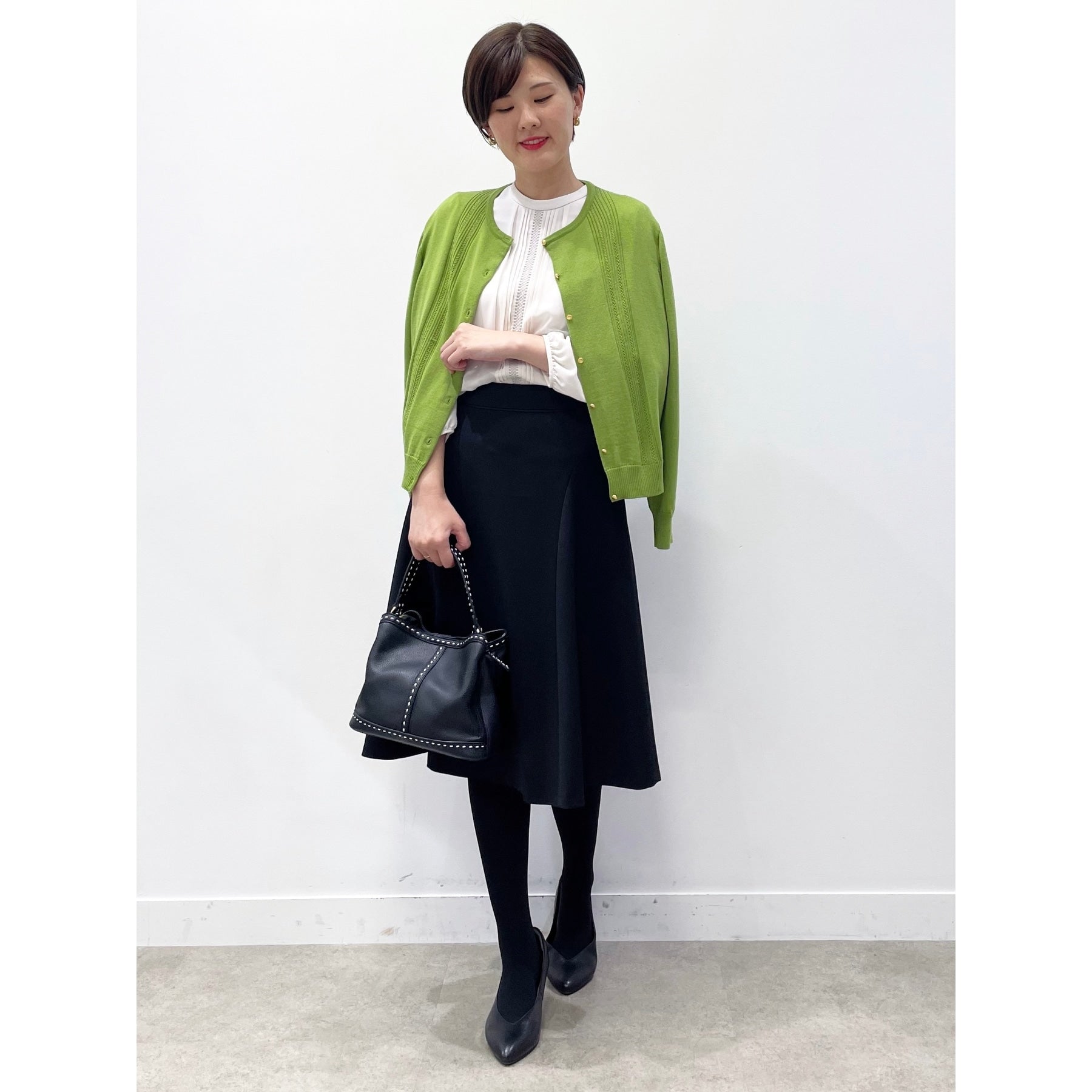 リフレクト Reflect 【セットアップ可】ソフトタッチカーディガン （グリーン(025)） グリーン(025)