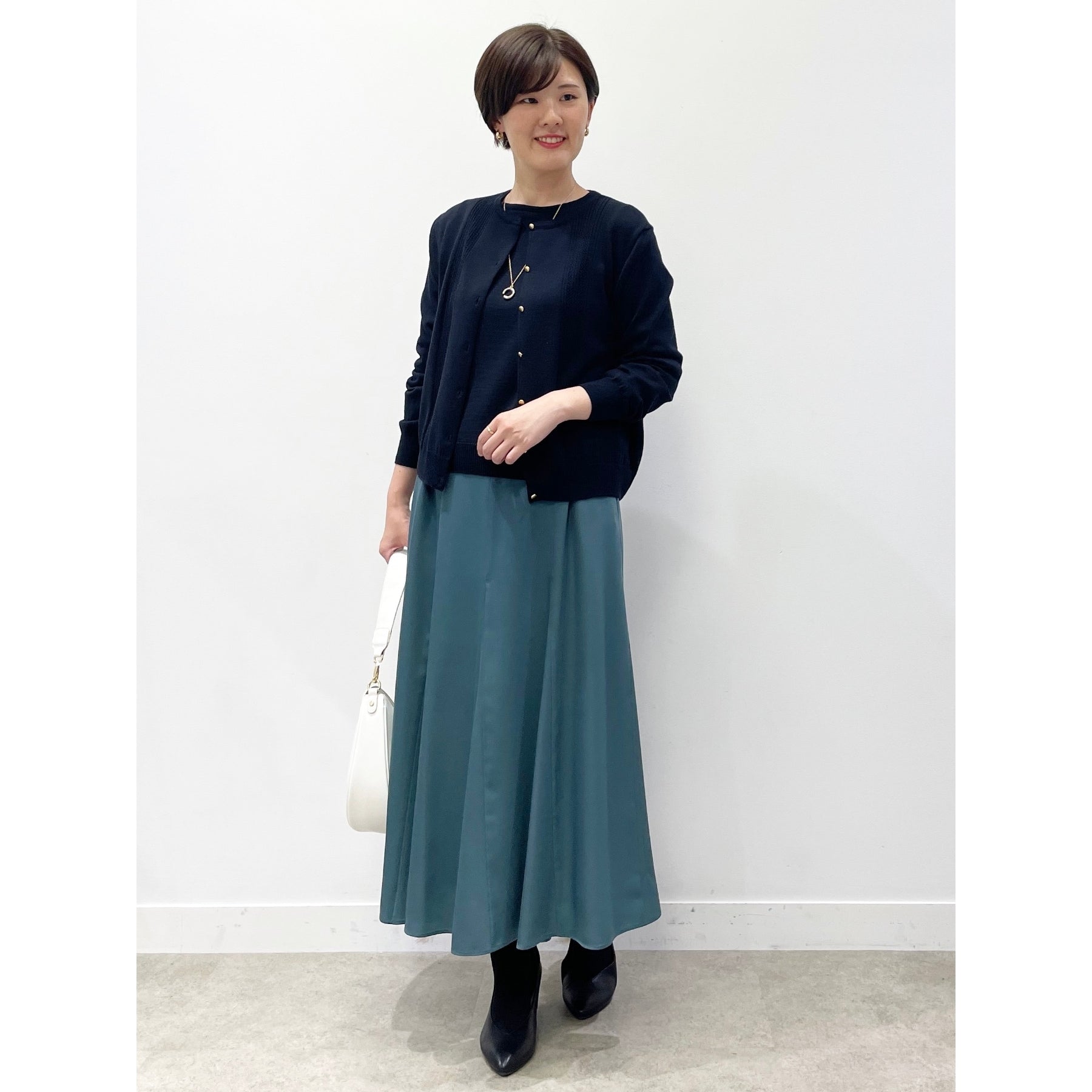 リフレクト Reflect 【セットアップ可】ソフトタッチカーディガン （グリーン(025)） グリーン(025)