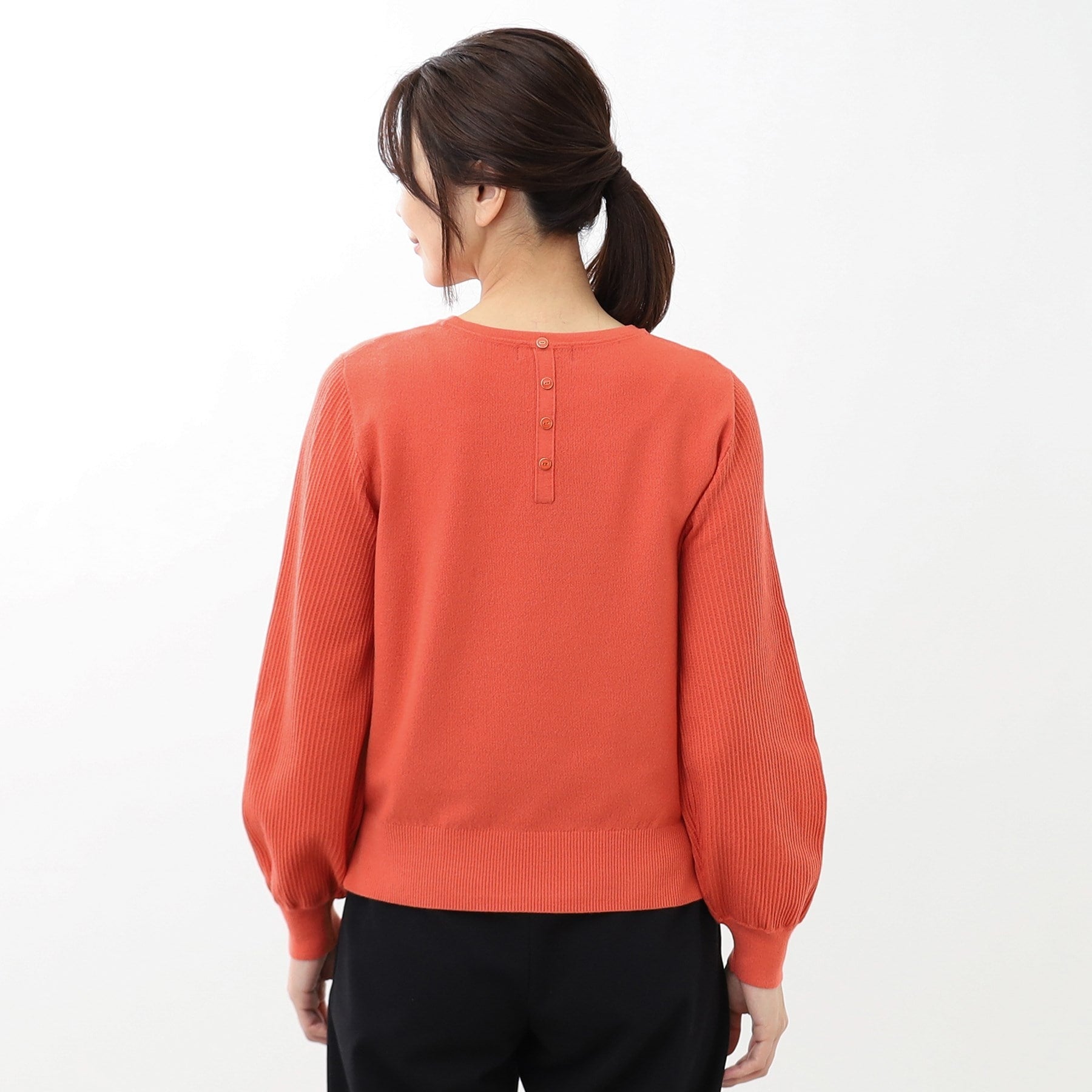 リフレクト Reflect 【マシンウォッシュ可】パフスリーブニット （オフホワイト(003)） オフホワイト(003)